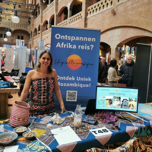 Christina representing Mozambique at tourism fair Amsterdam