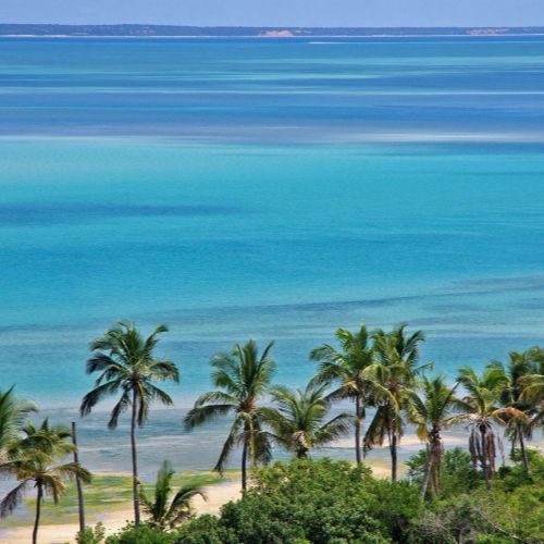 Tropical beach Vilanculos Mozambique