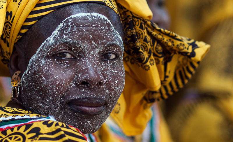 Makua woman in the norh of Mozambique