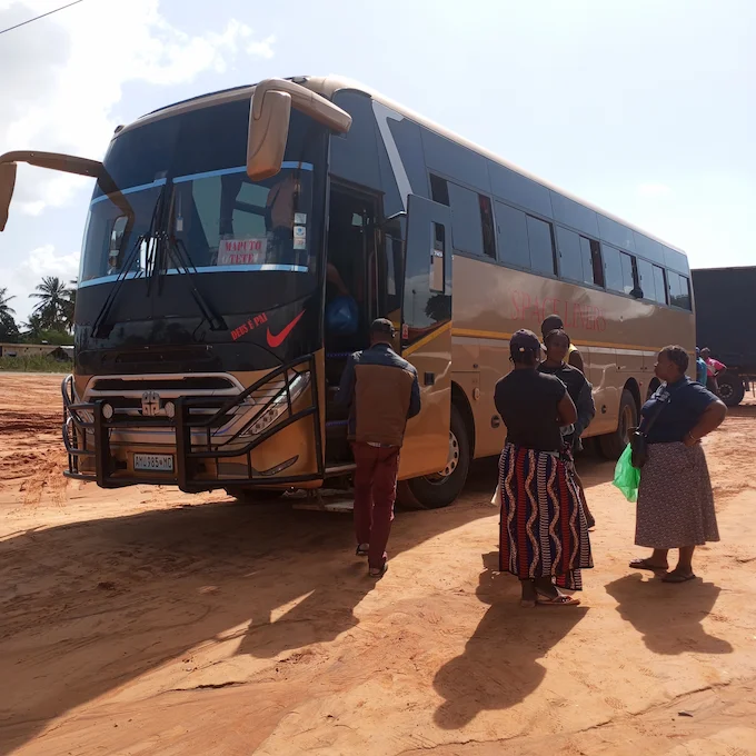 Travelling by local bus in Mozambique Travelling by local bus in Mozambique Africa